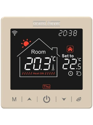 Programmējams temperatūras regulators ar Wi-Fi tālvadības piekļuvi SN-15, 16A, 3,6 kW